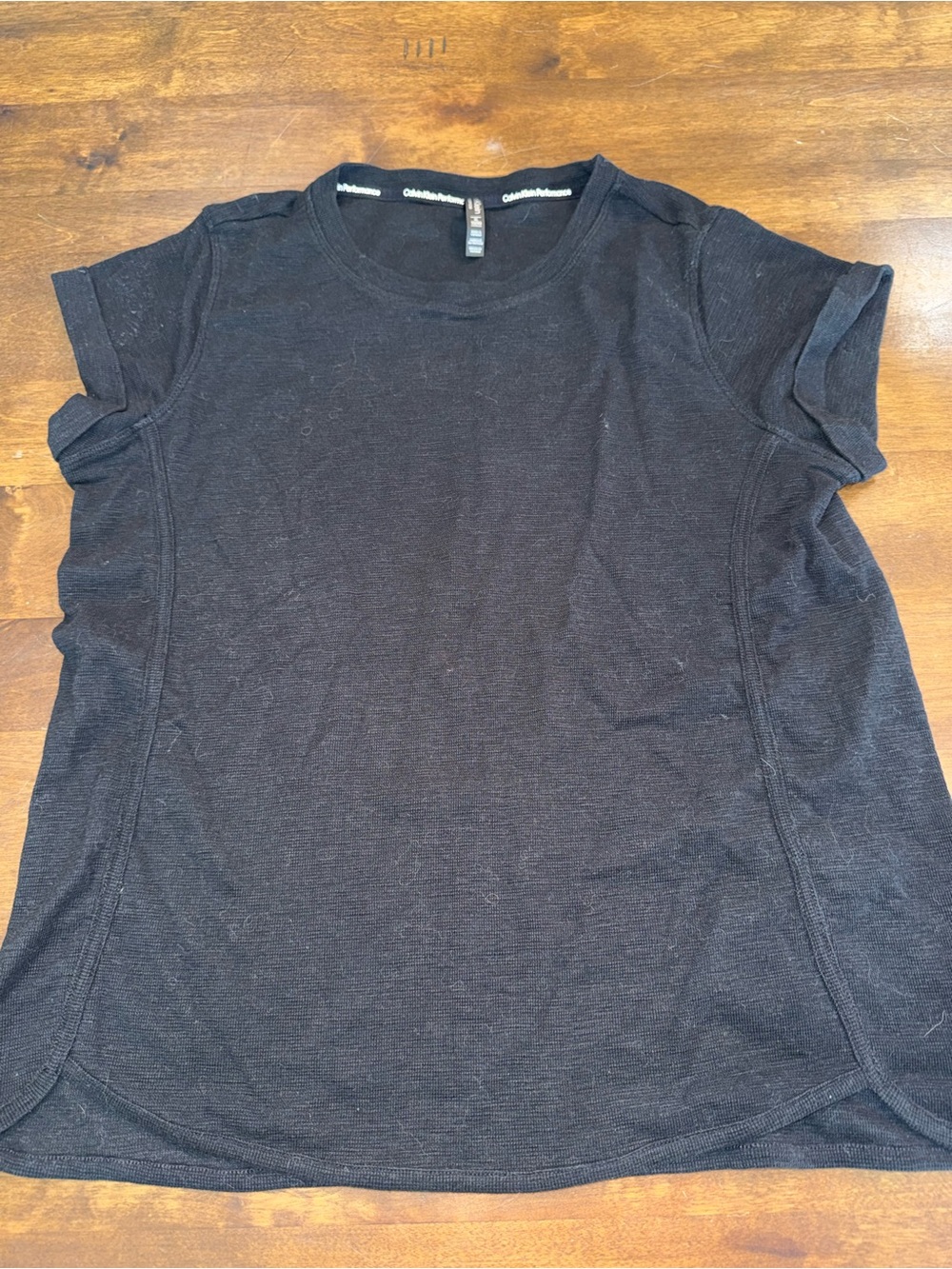 Calvin Klein Performance Black Short Sleeve Crew Tee